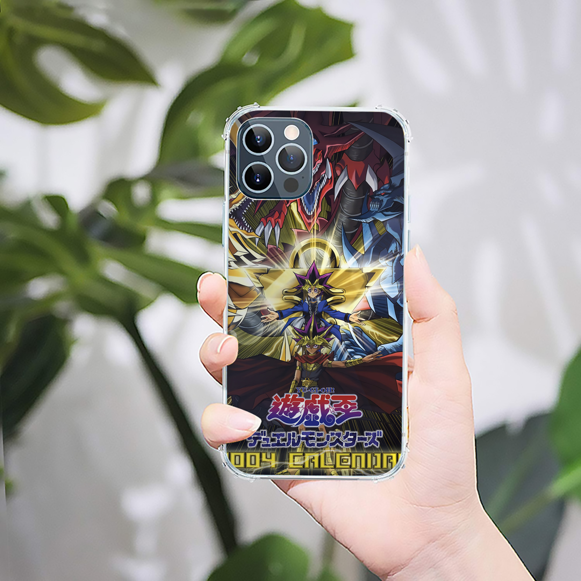 （画像用） 遊☆戯☆王 Yu-Gi-Oh! 【iPhone 12シリーズ対応】透明スマホケース（クリアソフトケース）